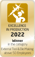 Excellence in Production - Winner in the category toolmaking
