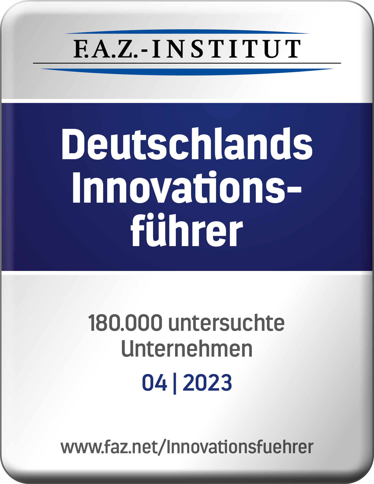 FAZ-Insititut - Deutschlands Innovationsführer 2023